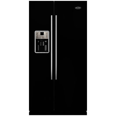 Britannia Montana American Style Fridge Freezer Gloss Black Britannia Montana American Style Fridge Freezer Gloss Black